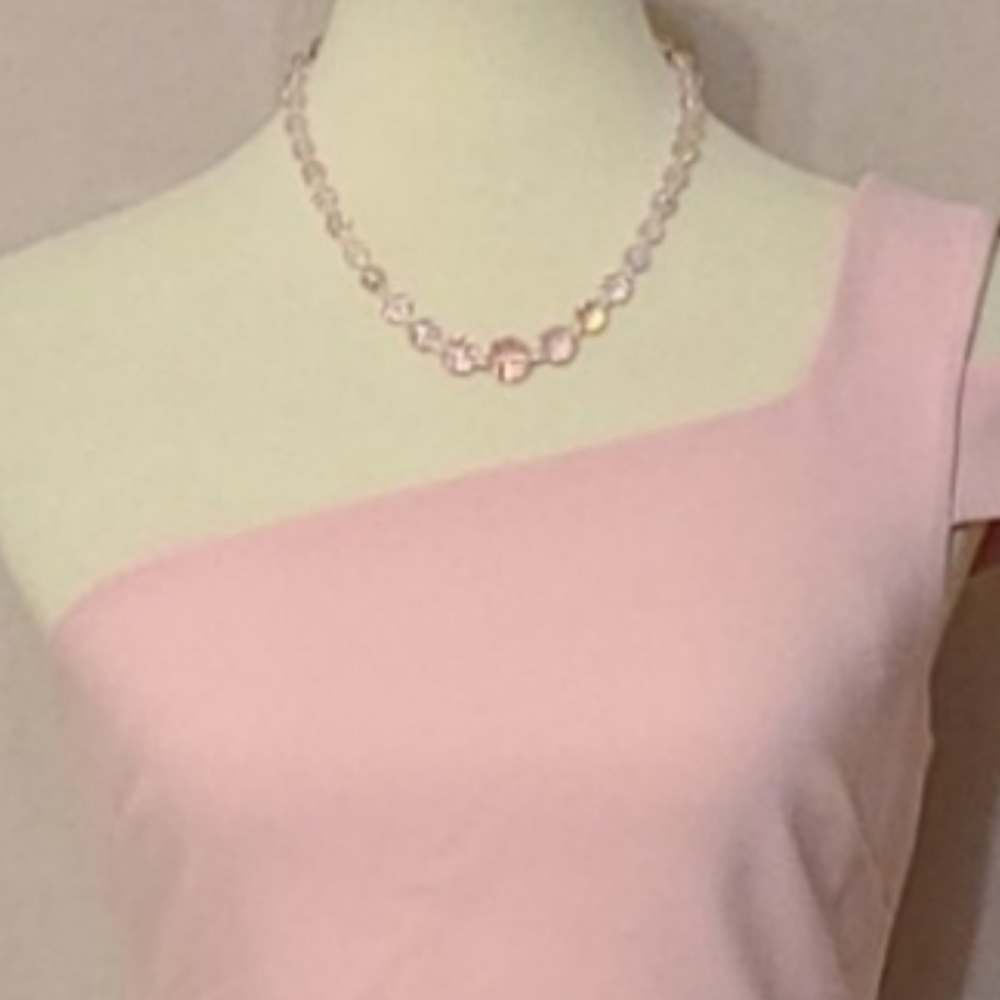 Pink Translucent Beaded Necklace and Earings Bundle - Picture 5 of 8